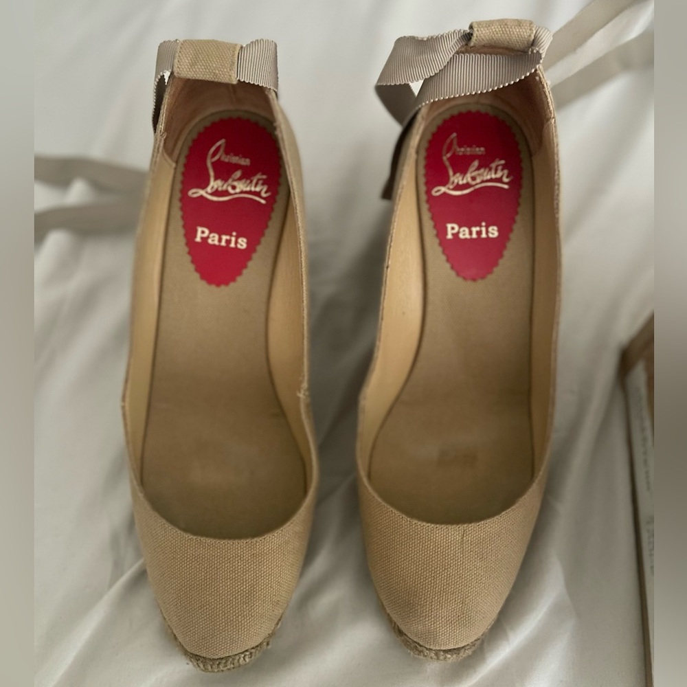 Christian louboutin wedges